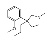 3-(2-methoxyphenyl)-1-methyl-3-propylpyrrolidine Structure