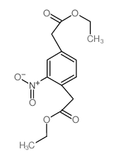 1,4-Benzenediacetic acid, 2-nitro-, diethyl ester (en)结构式