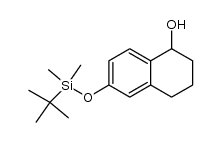 6-((tert-butyldimethylsilyl)oxy)-1,2,3,4-tetrahydronaphthalen-1-ol Structure