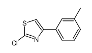 2-CHLORO-4-(3-METHYLPHENYL)THIAZOLE structure