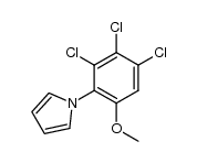 1-(2,3,4-trichloro-6-methoxyphenyl)-1H-pyrrole Structure