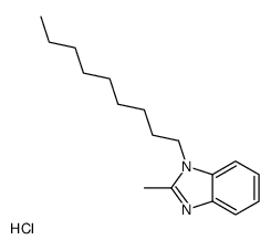 2-methyl-1-nonylbenzimidazole,hydrochloride结构式