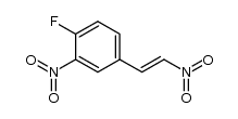 4-fluoro-3-nitro-β-nitrostyrene结构式