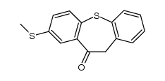 8-methylthiodibenzo[b,f]thiepin-10(11H)-one结构式