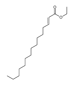 ethyl pentadec-2-enoate结构式