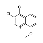 3,4-Dichloro-8-methoxyquinoline结构式