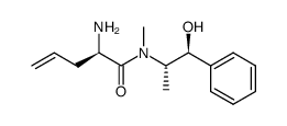 (S,S)-pseudoephedrine D-allylglycinamide结构式