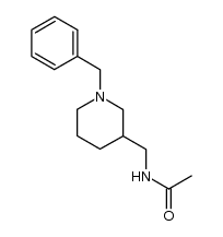 N-(1-benzylpiperidin-3-yl)methylacetamide结构式