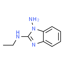 1H-Benzimidazole-1,2-diamine,N2-ethyl-(9CI) structure