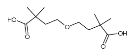 2,2,2',2'-Tetramethyl-4,4'-oxybis(butanoic acid)结构式