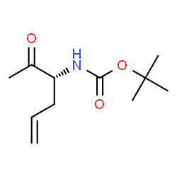 Carbamic acid, (1-acetyl-3-butenyl)-, 1,1-dimethylethyl ester, (R)- (9CI) Structure