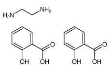 ethane-1,2-diamine,2-hydroxybenzoic acid结构式