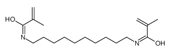 2-methyl-N-[10-(2-methylprop-2-enoylamino)decyl]prop-2-enamide结构式