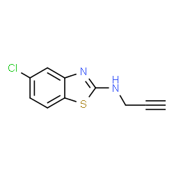 2-Benzothiazolamine,5-chloro-N-2-propynyl-(9CI) Structure