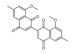 8-methoxy-2-(8-methoxy-6-methyl-1,4-dioxonaphthalen-2-yl)-6-methylnaphthalene-1,4-dione结构式