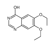 6,7-二乙氧基喹唑啉-4(3H)-酮结构式