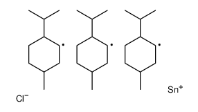 chloro-tris[(1R,2S,5R)-5-methyl-2-propan-2-ylcyclohexyl]stannane Structure