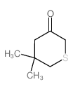 Dihydro-5,5-dimethylthiopyran-3(4H)-one Structure