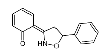 6-(5-phenyl-1,2-oxazolidin-3-ylidene)cyclohexa-2,4-dien-1-one Structure