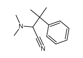 2-dimethylamino-3-methyl-3-phenylbutyronitrile结构式