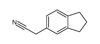 (5-indanyl)acetonitrile结构式