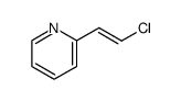 Pyridine, 2-(2-chloroethenyl)-, (E)- (9CI)结构式
