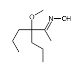 N-(3-methoxy-3-propylhexan-2-ylidene)hydroxylamine Structure