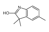 3,3,5-trimethyl-1H-indol-2-one结构式