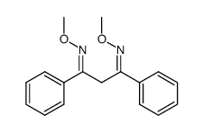 1,3-diphenyl-propane-1,3-dione-bis-(O-methyl oxime ) Structure