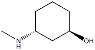 (1R,3R)-3-Methylamino-cyclohexanol Structure