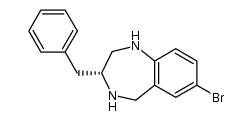 (R)-3-苯甲基-7-溴-2,3,4,5-四氢-1H-苯并[e][1,4]二氮杂卓结构式