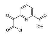 2-Pyridinecarboxylic acid, 6-(chlorooxoacetyl)- (9CI) Structure