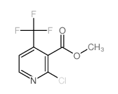 METHYL 2-CHLORO-4-(TRIFLUOROMETHYL)NICOTINATE结构式