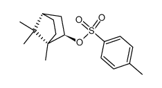 L-bornyl p-toluenesulfonate结构式