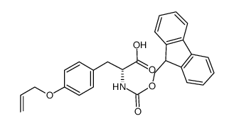 Fmoc-D-Tyr(All)-OH结构式