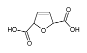 (2R,5S)-2,5-dihydrofuran-2,5-dicarboxylic acid结构式