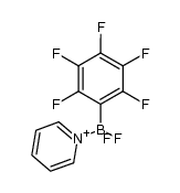 (pentafluoro phenyl) difluoro borane * pyridine Structure