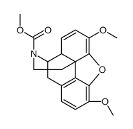 N-DesMethyl Thebaine N-Carboxylic Acid Methyl Ester结构式