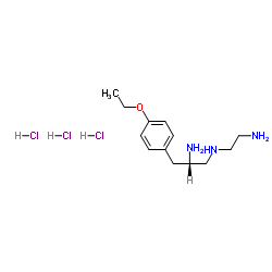 (S)-N1-(2-aminoethyl)-3-(4-ethoxyphenyl)propane-1,2-diamine.3HCl Structure