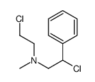 2-Chloro-N-(2-chloroethyl)-N-methyl-2-phenylethanamine Structure