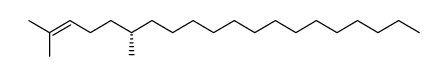 (6S)-2,6-dimethyl-2-icosene Structure