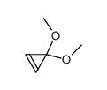 3,3-dimethoxycyclopropene结构式