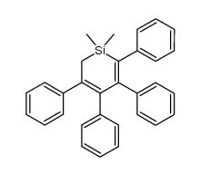 1,1-dimethyl-2,3,4,5-tetraphenyl-1-silacyclohexa-2,4-diene Structure