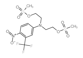 Ethanol, 2,2'-[(a,a,a-trifluoro-4-nitro-m-tolyl)imino]di-, dimethanesulfonate (ester) (8CI) picture