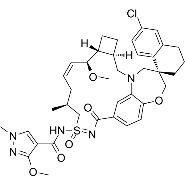 Mcl-1 inhibitor 8结构式