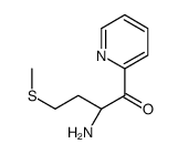 (2S)-2-amino-4-methylsulfanyl-1-pyridin-2-ylbutan-1-one Structure