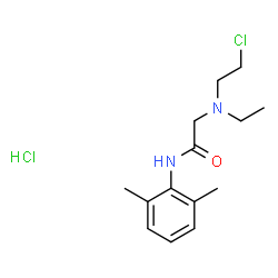 2-[(2-Chloroethyl)ethylamino]-2',6'-acetoxylididehydrochloride结构式