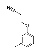 3-(3-methylphenoxy)propanenitrile结构式