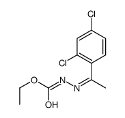 ethyl N-[(Z)-1-(2,4-dichlorophenyl)ethylideneamino]carbamate结构式