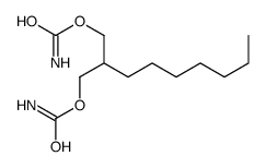 2-(carbamoyloxymethyl)nonyl carbamate Structure